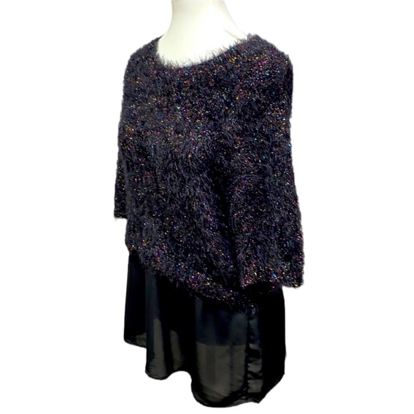 Candie’s Wispy Sweater Multi Colored Metallic - Picture 2 of 4